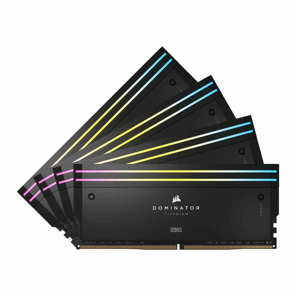 (image for) Corsair DOMINATOR Titanium RGB Black 64GB 6400MHz DDR5 Memory Kit